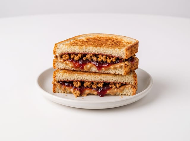PB&J Crunch Sandwich.
