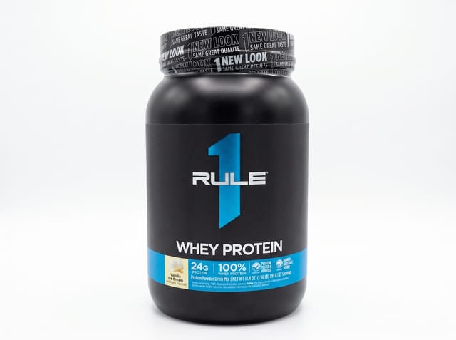 Rule 1 Whey Protein (Vanilla).