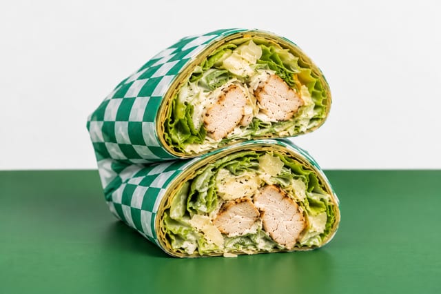 Chicken Caesar Cold Wrap.