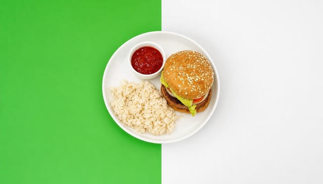 Plant Based Burger.