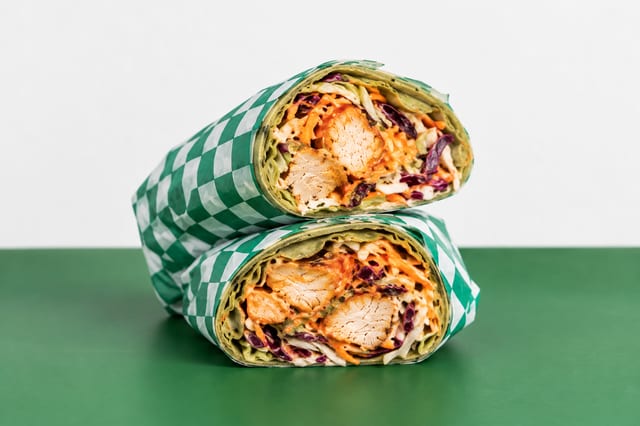 Buffalo Chicken Cold Wrap.