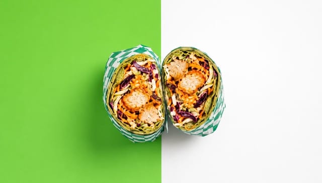 Buffalo Chicken Cold Wrap.