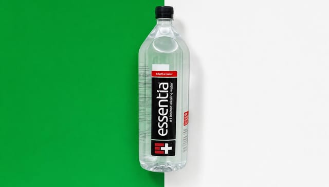 Essentia Water.