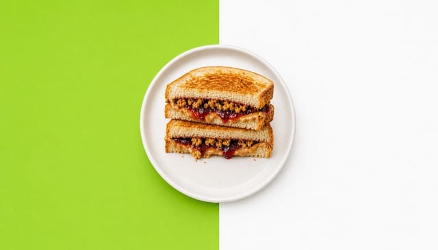 PB&J Crunch Sandwich.