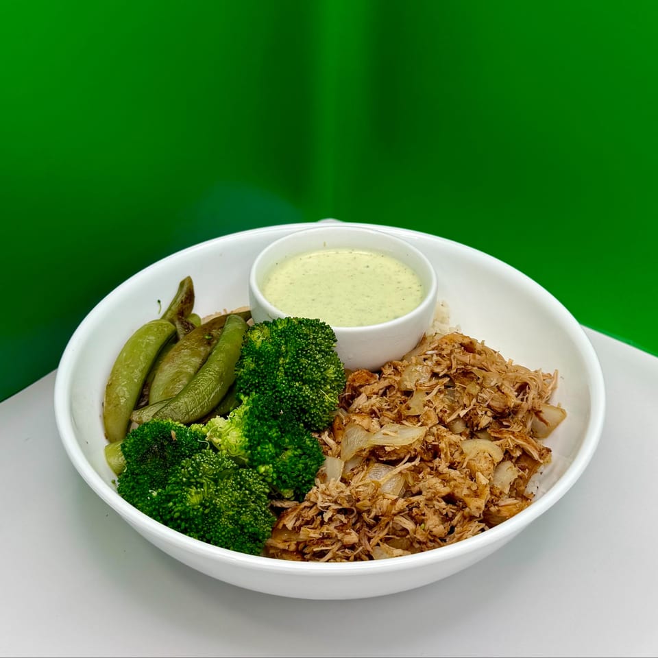 Savor our chicken bowl
